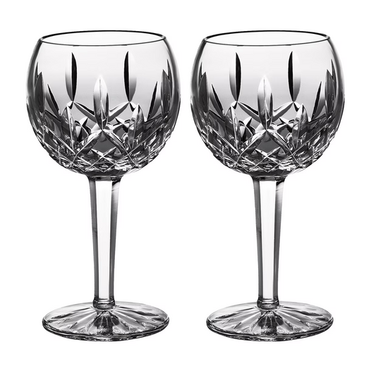 Lismore Balloon Wine, Pair