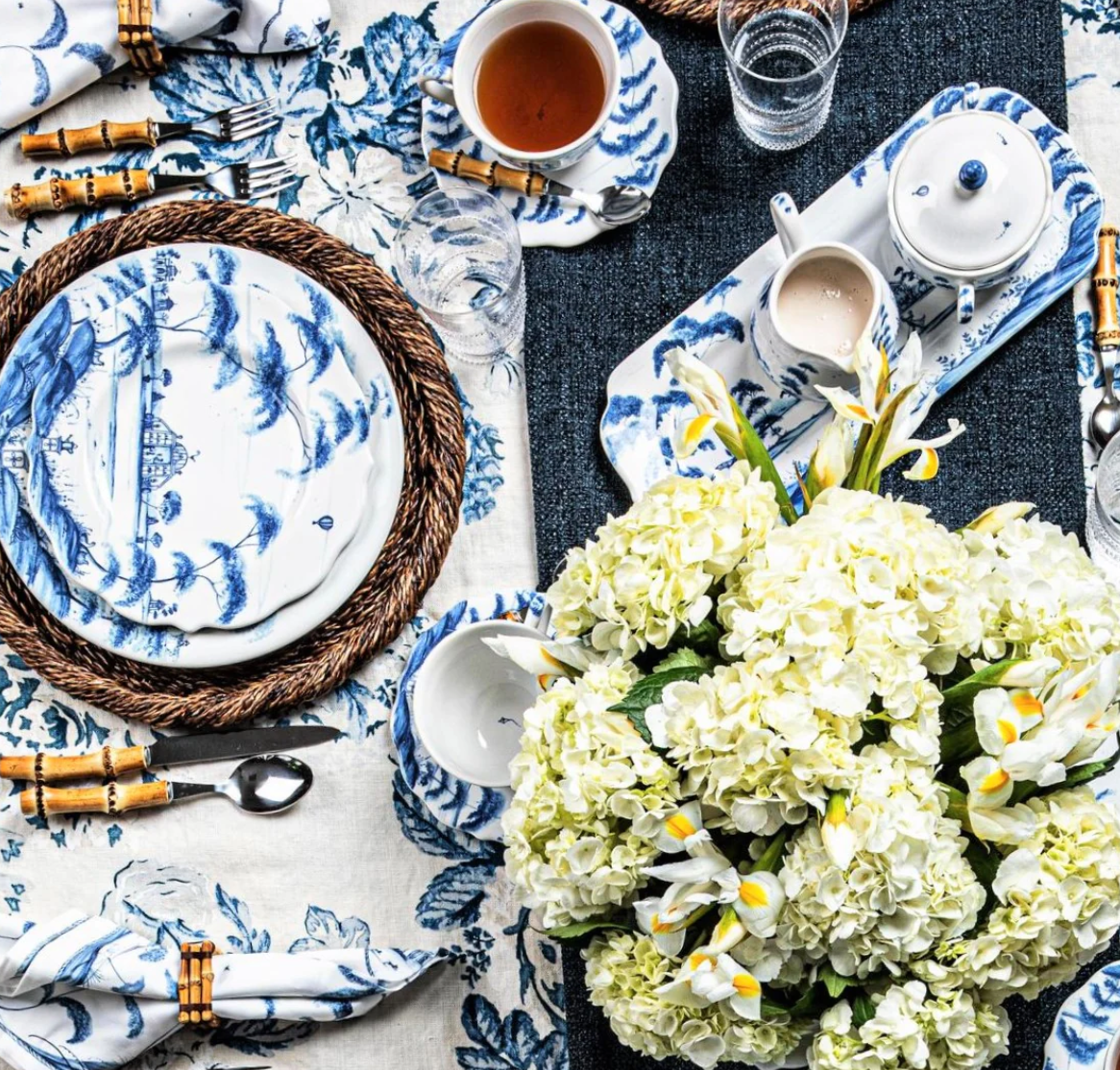 Country Estate Hostess Tray Garden Party