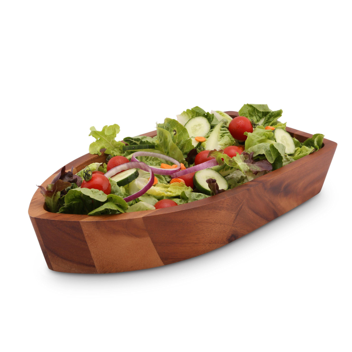 Boat Wood Salad Bowl