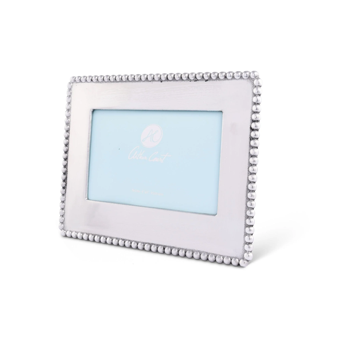 Engraveable Beaded 4 x 6 Photo Frame