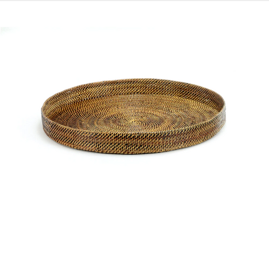 Woven Round 19" Tray