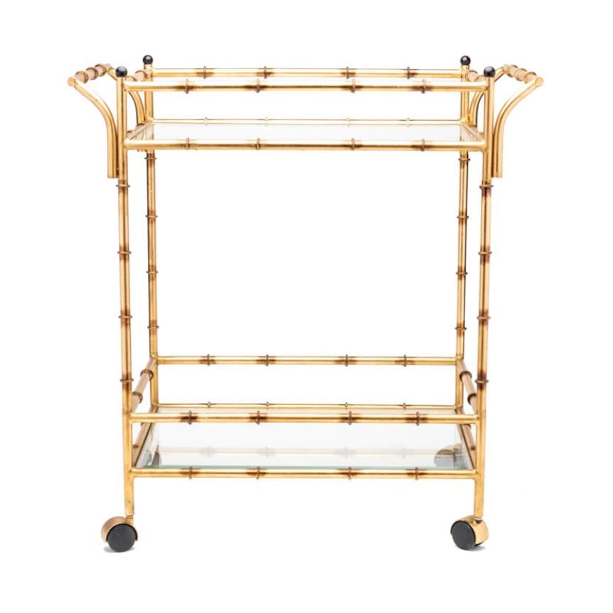 Bamboo Bar Cart