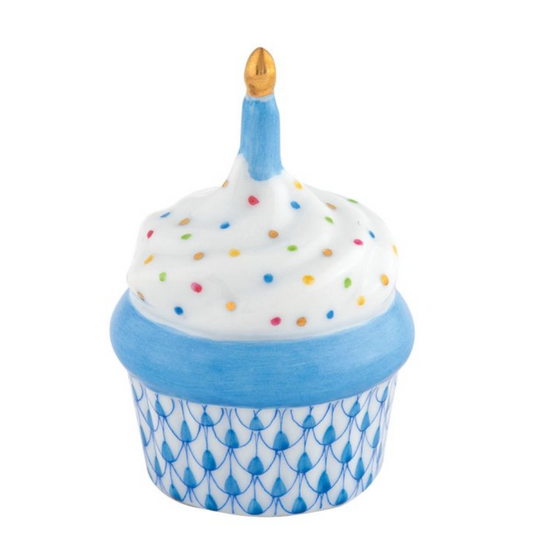 Cupcake with Candle Figurine