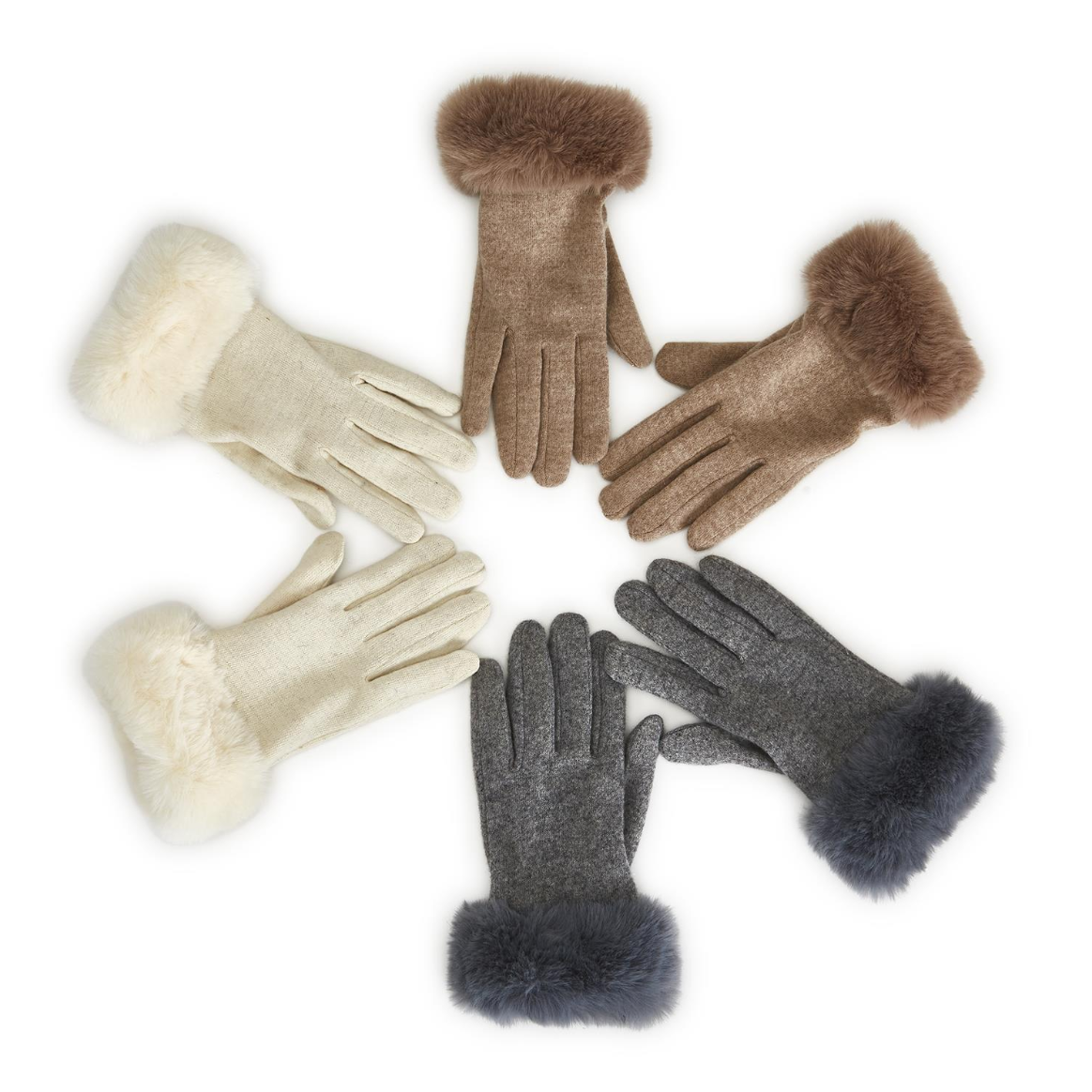 Faux Fur Glove