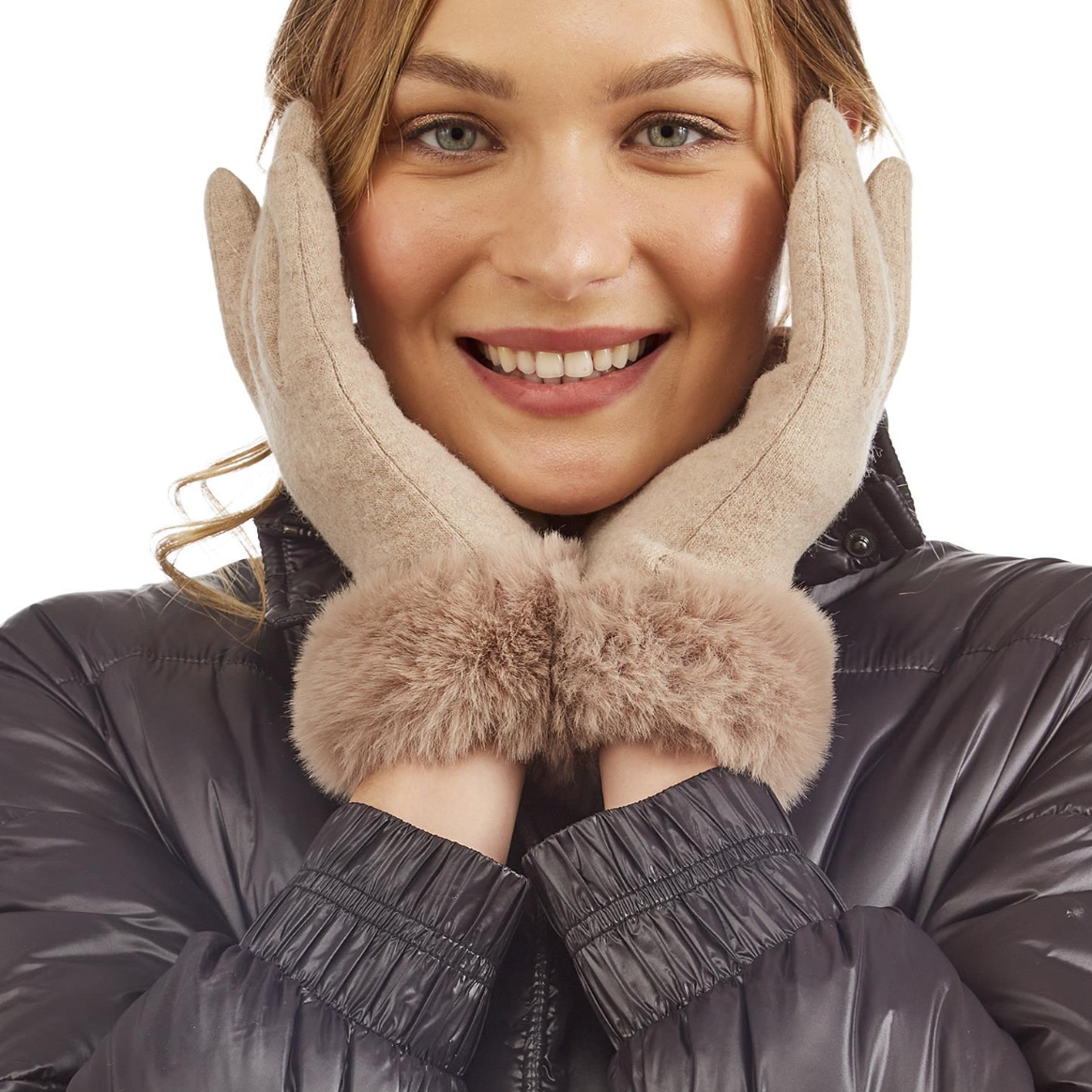 Faux Fur Glove