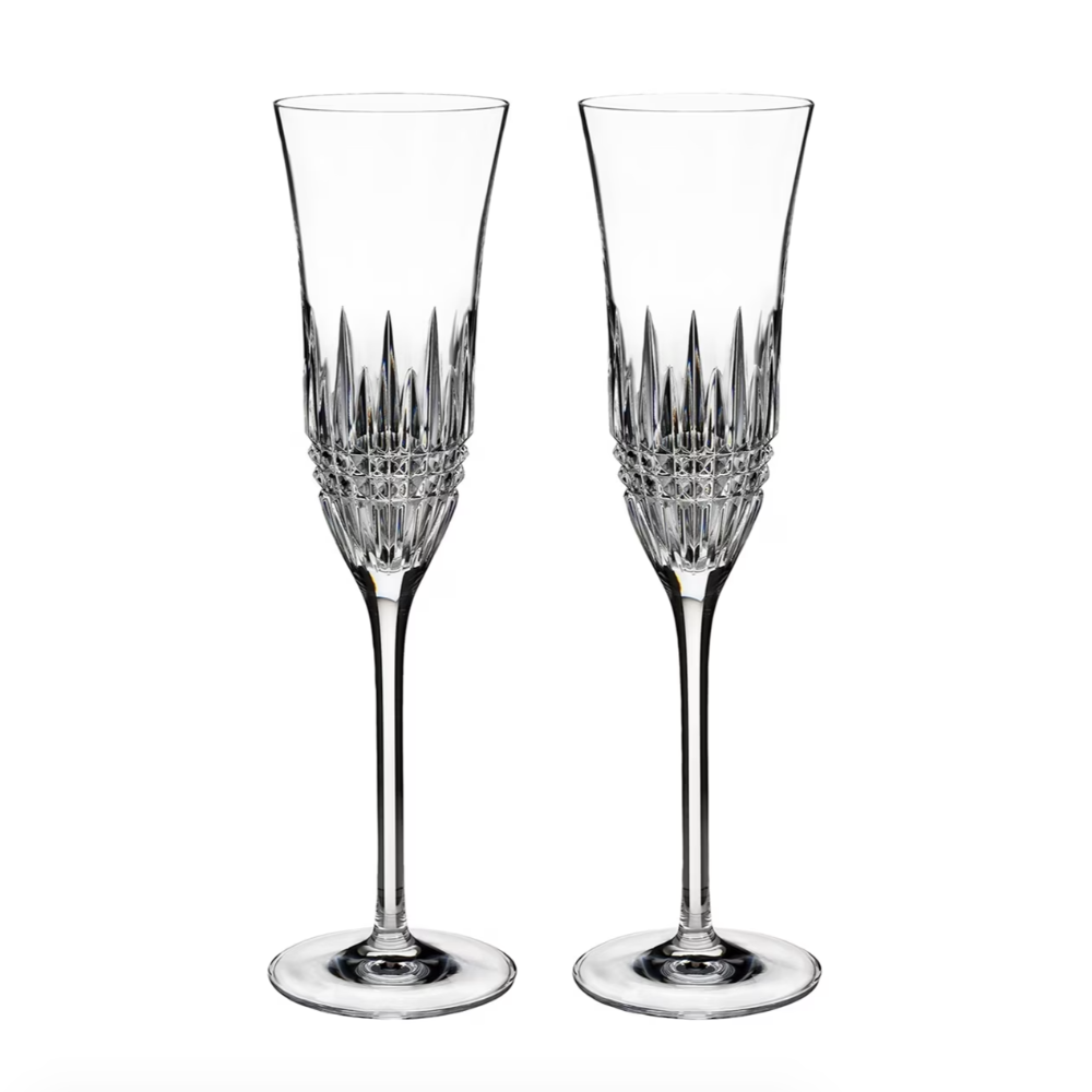 Lismore Diamond Flute Pair