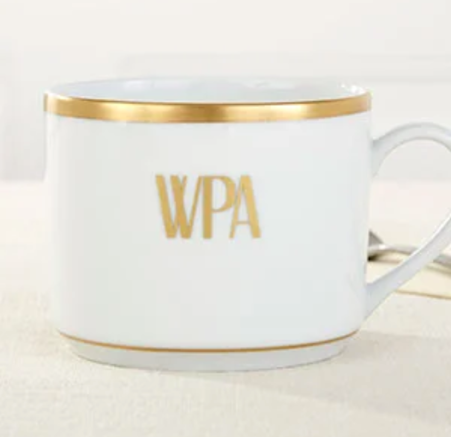 Signature w/Monogram Tea Cup