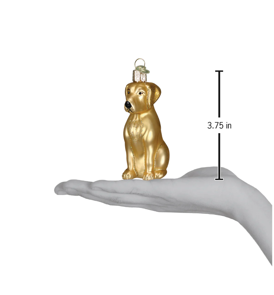 Yellow Labrador Ornament