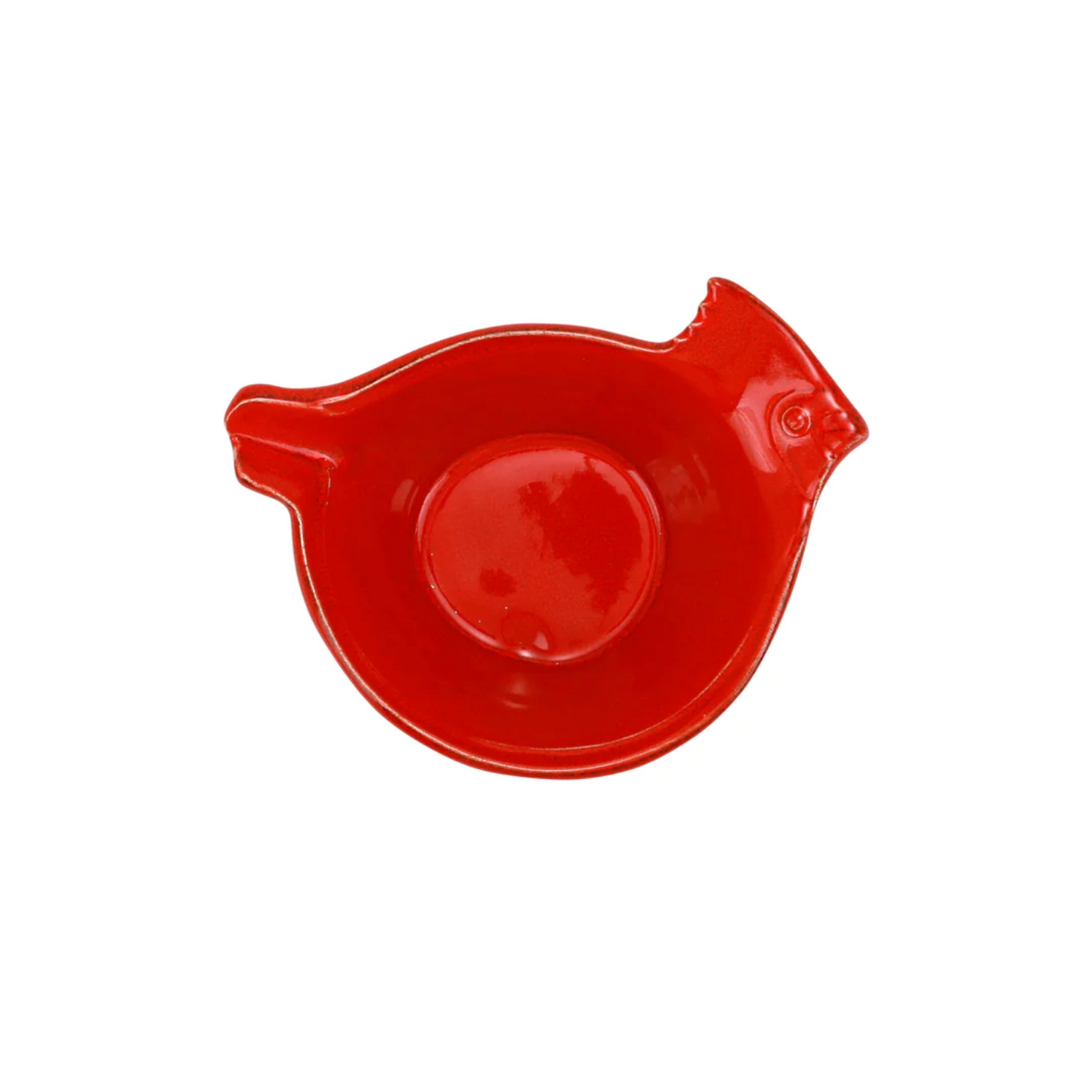 Red Bird Dipping Bowl