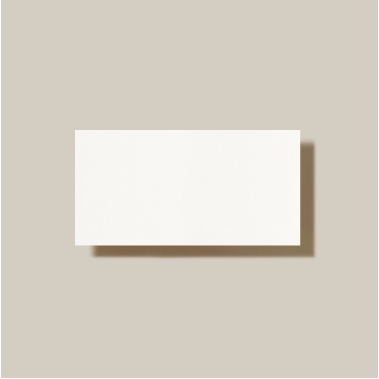 White Folded Place Cards