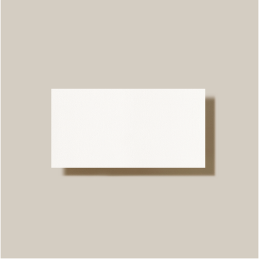 White Folded Place Cards