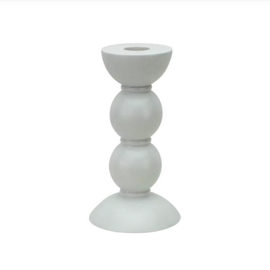 Bobbin Candlestick White