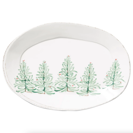 Lastra Holiday Oval Platter