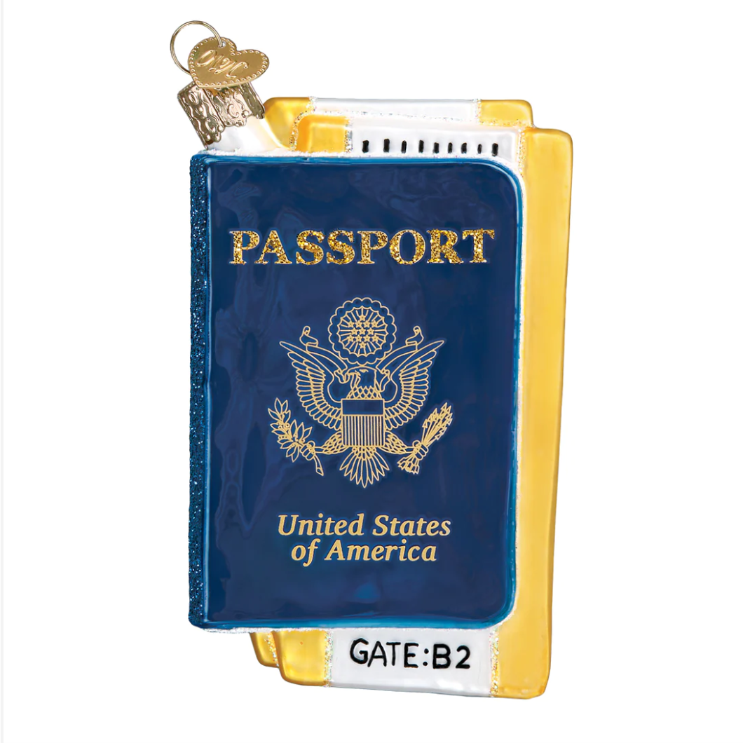 Passport Ornament