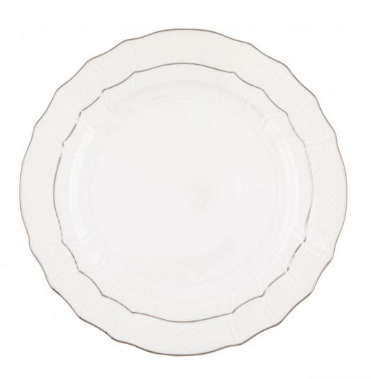 Platinum Edge Dinner Plate