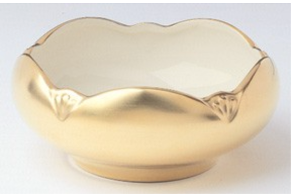 Gold Tulip Bowl
