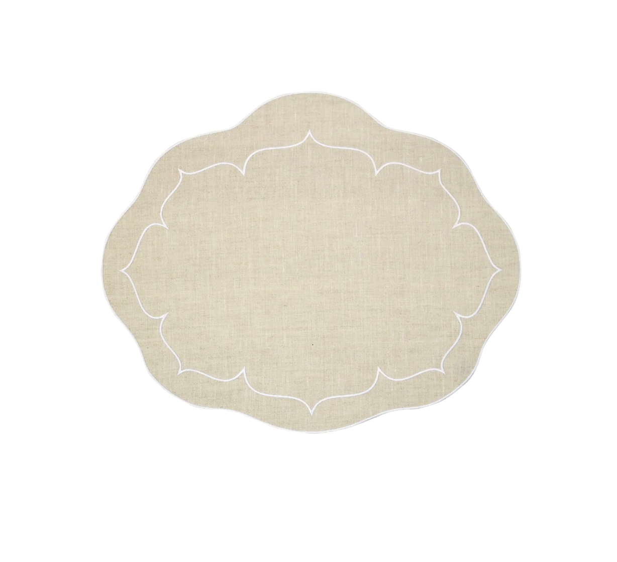 Oval Linen Placemat, Linho S/2