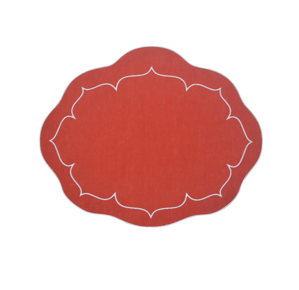 Oval Linen Placemat, Linho S/2