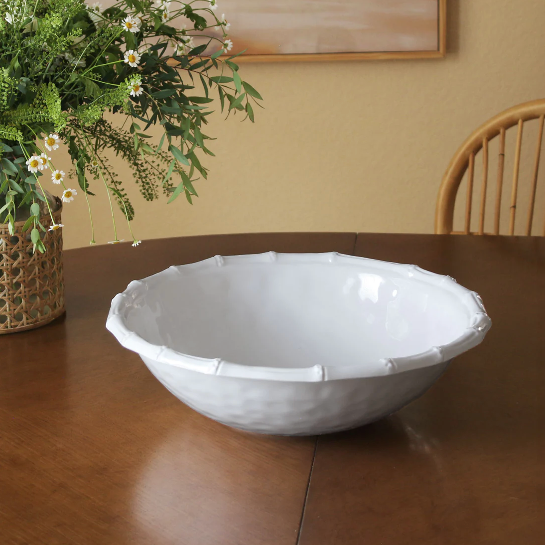 Vida Bamboo Salad Bowl Large