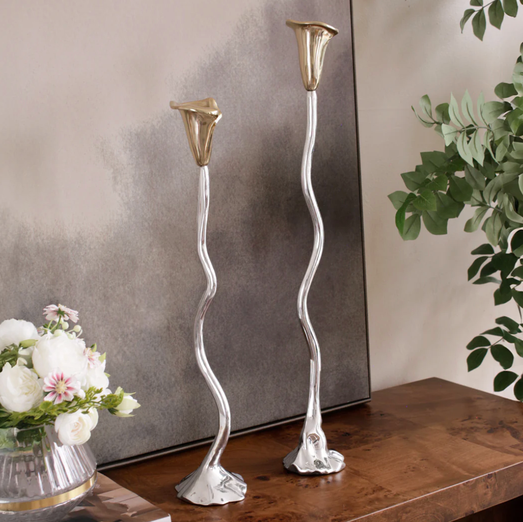 Garden Tulip Candlestick Holder