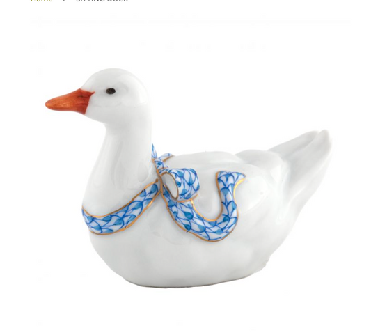 Sitting Duck Figurine