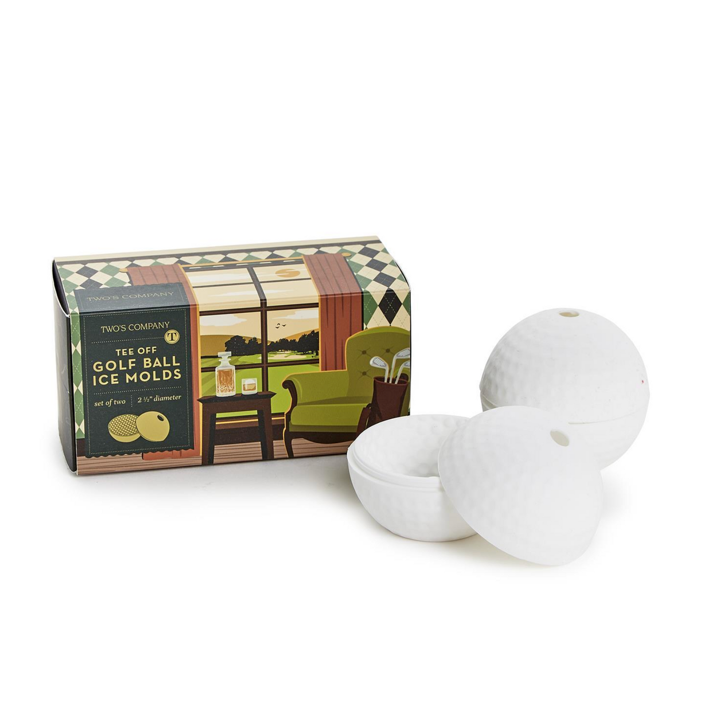 Golf Ball Ice Mold Set