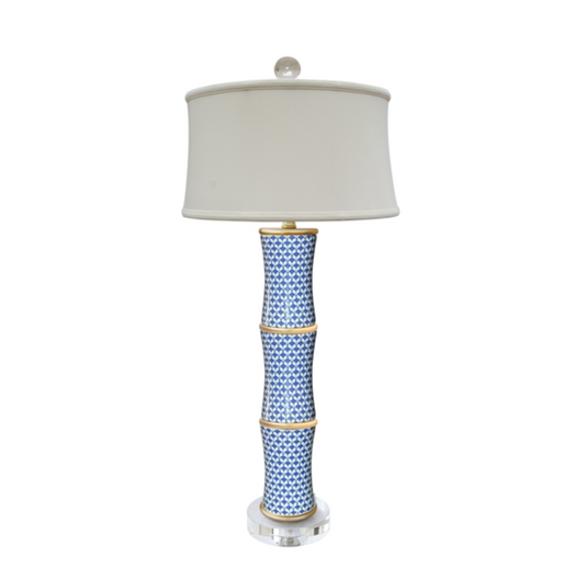 Blue Fish Scale Lamp