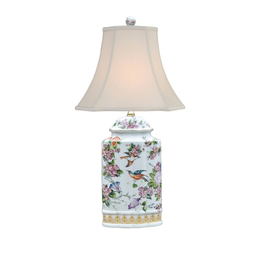 Famille Rose Scalloped Lamp