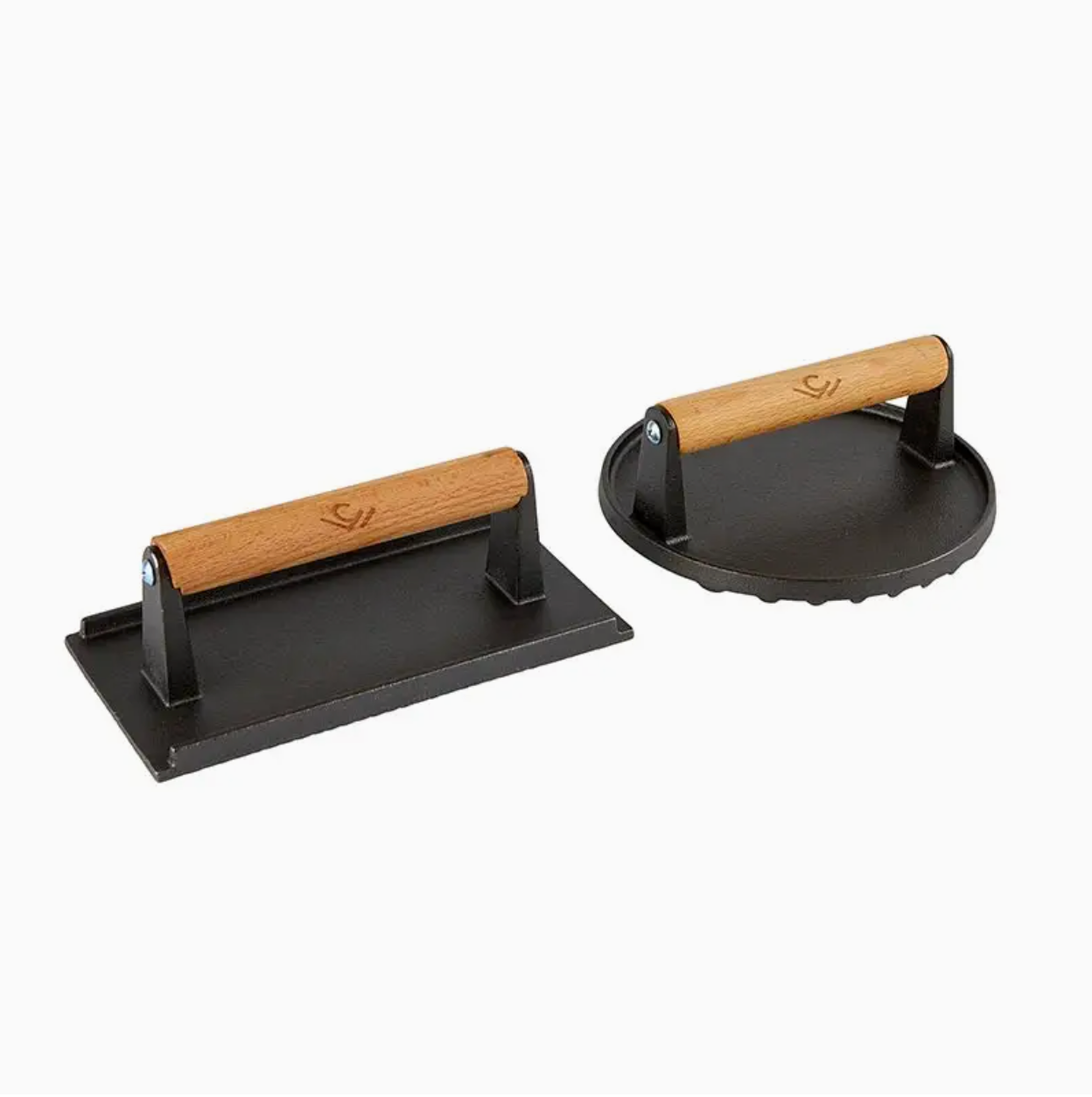 Cast Iron Burger Press Kit