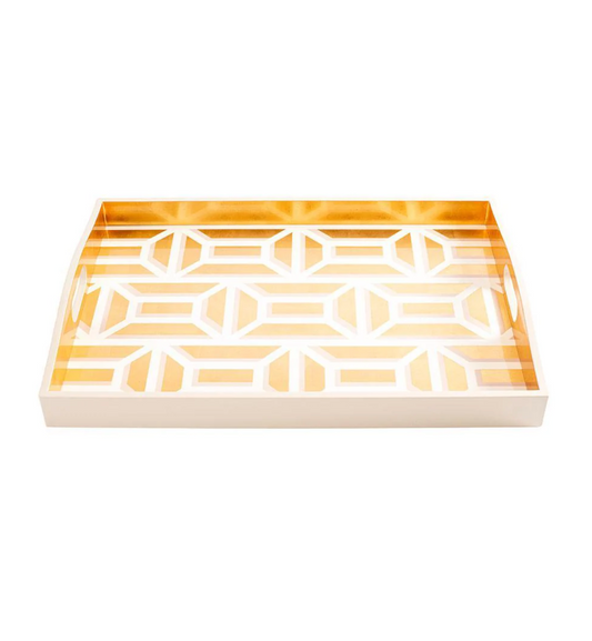 Garden Gate Lacquer Tray