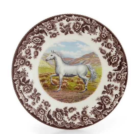 Woodland Dinner Plate - Horse