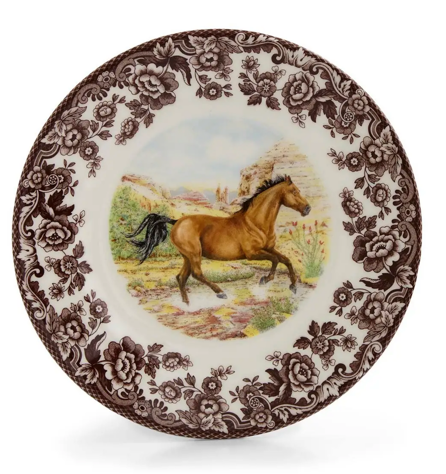 Woodland Dinner Plate - Horse