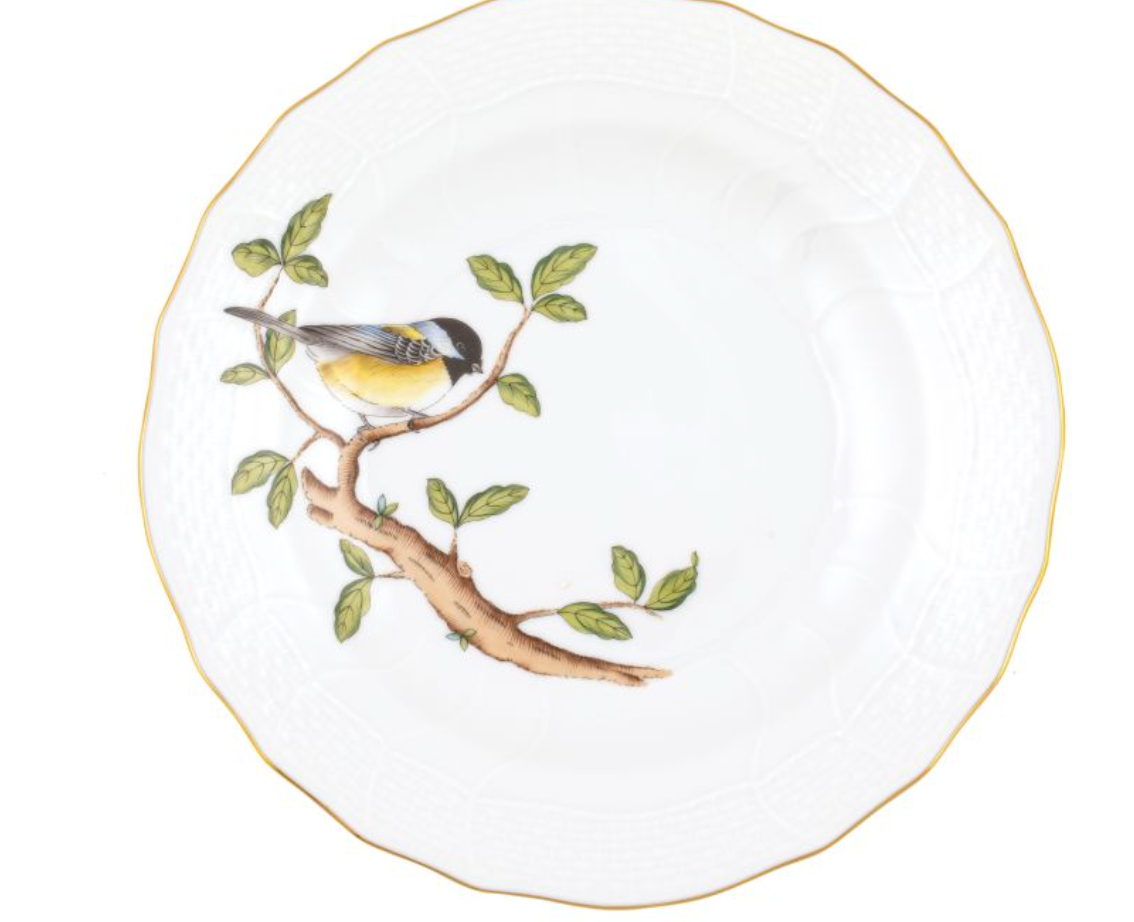 Herend Song Bird Dessert Plants
