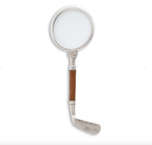 Golf Club Pewter Magnifier