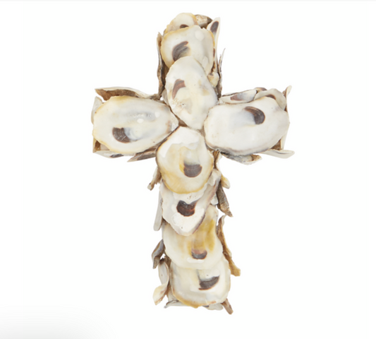 Oyster Shell Small Cross