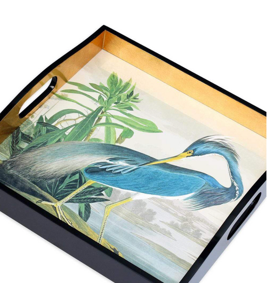 Heron Lacquer Tray