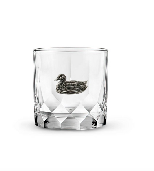 Duck Rocks Glass Pair