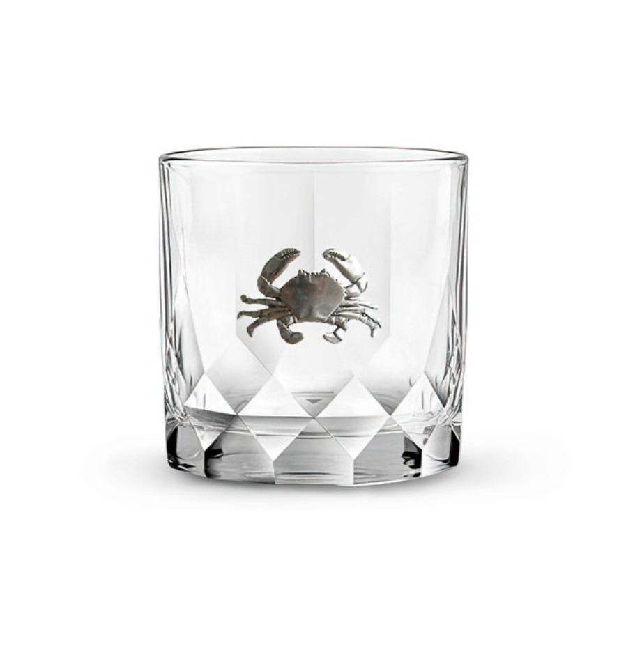 Crab Rocks Glass Pair