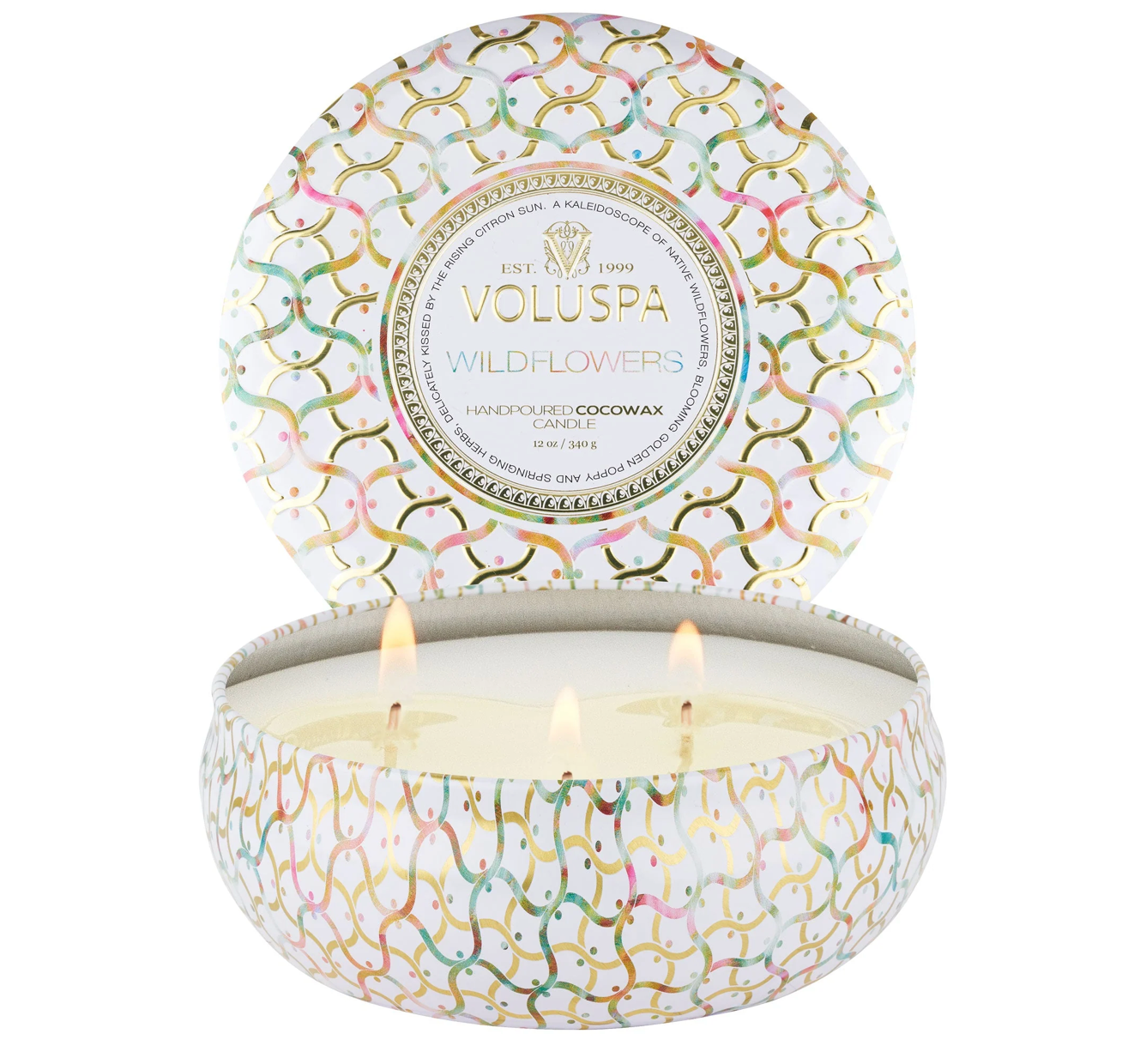Wildflowers 3 Wick Candle
