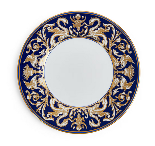 RENAISSANCE GOLD SCROLL ACCENT SALAD PLATE