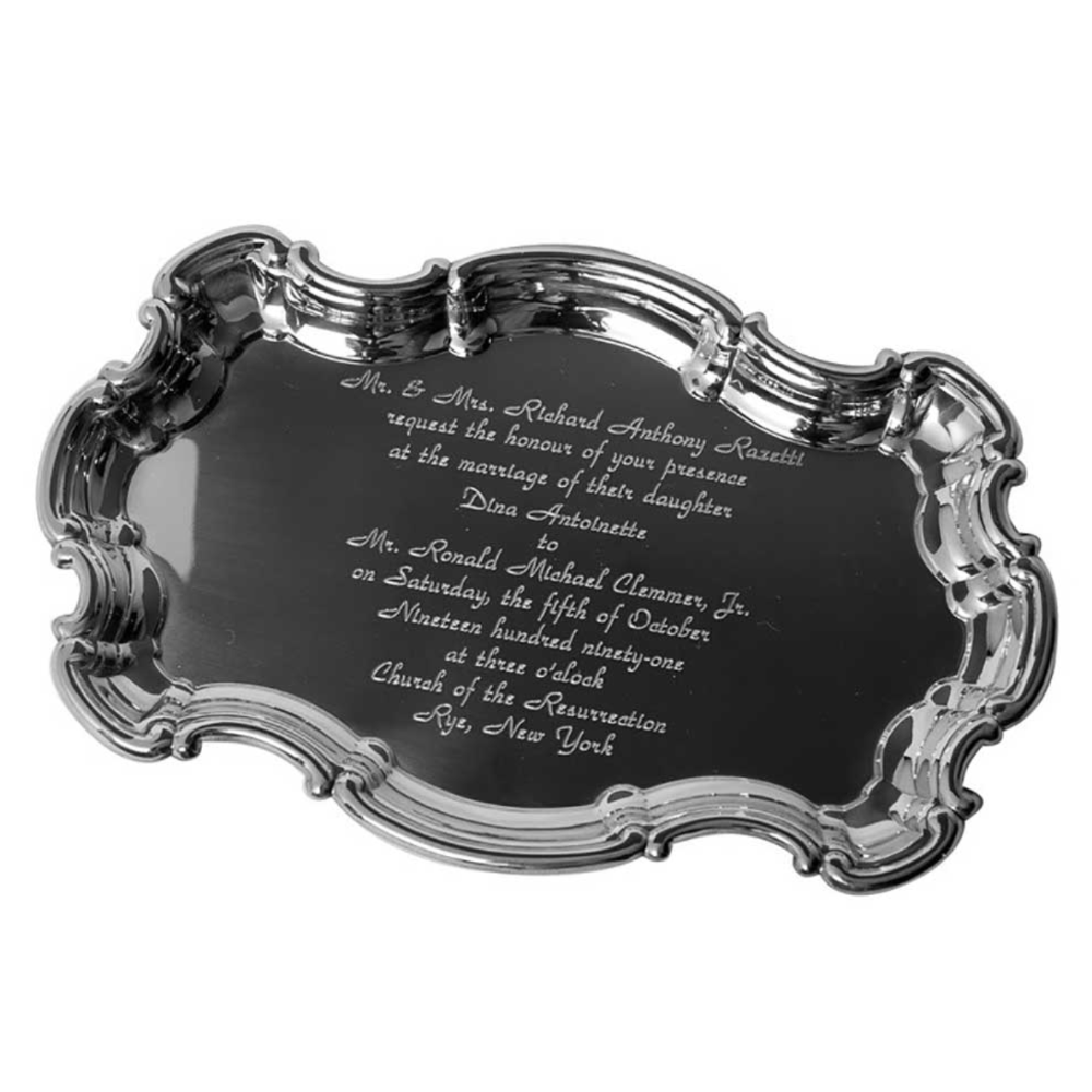 Engraved Invitation Tray – The Cottage Shop