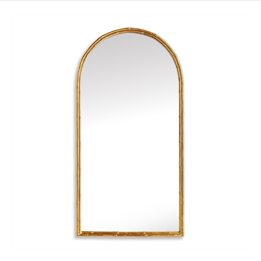 Daphne Bamboo Arched Mirror