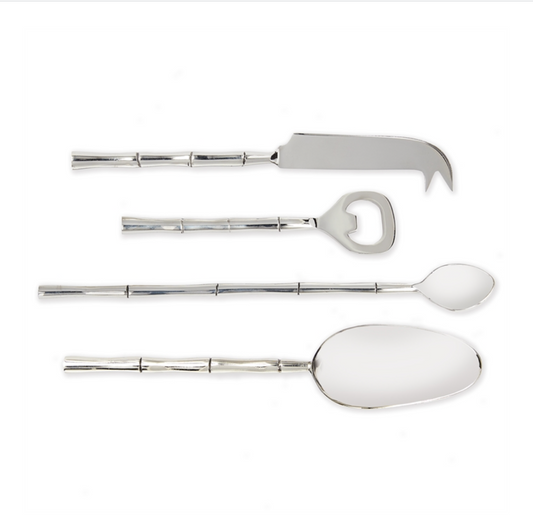 Grove Bamboo Cocktail Accessories Set