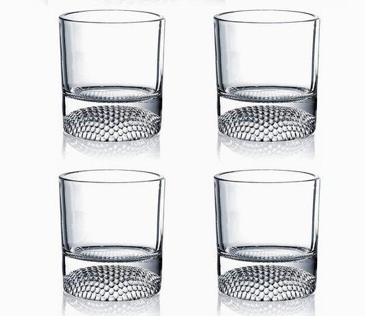 Golf Ball Whiskey Glasses Set of 4