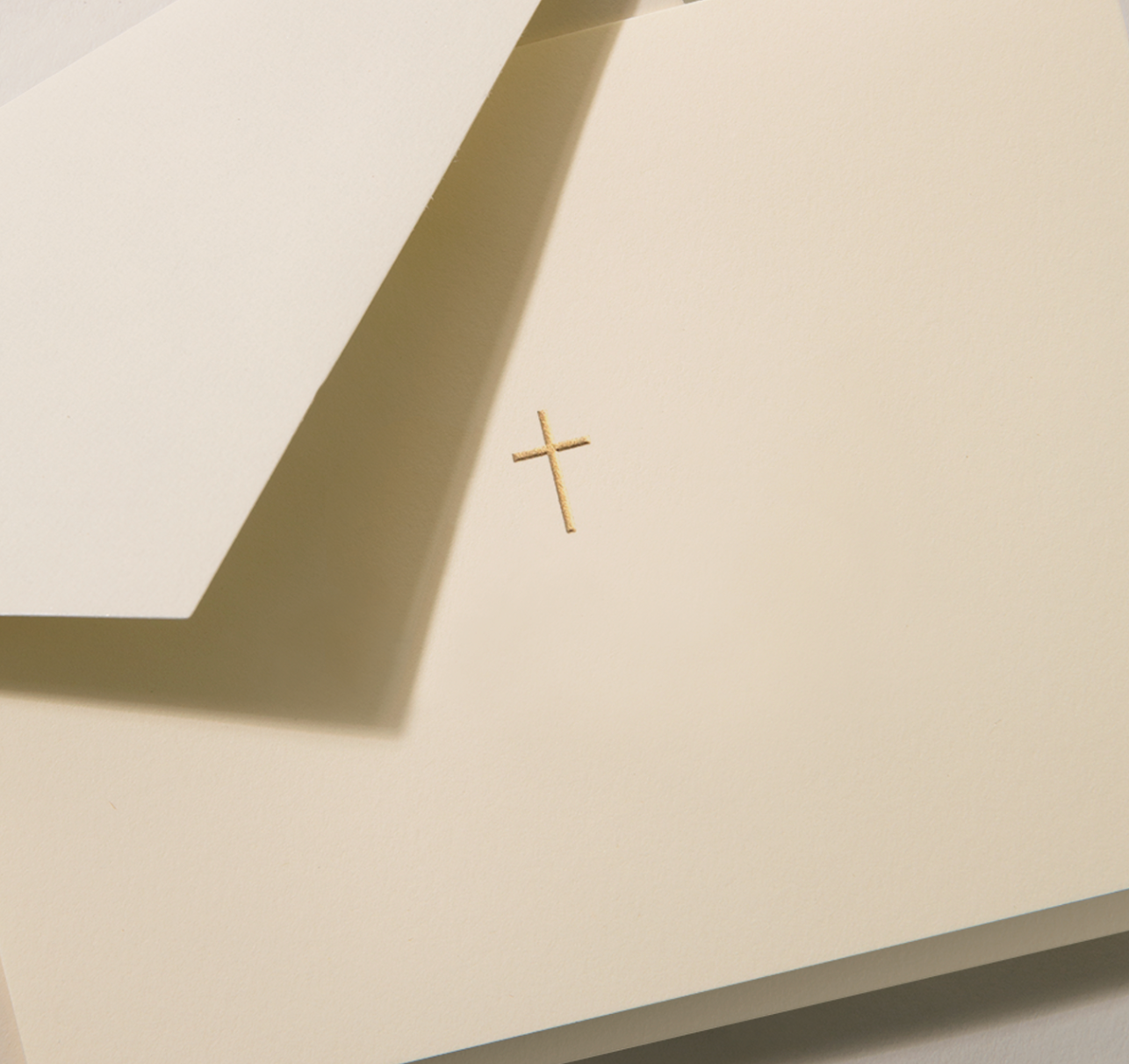 Cross Ecru Folded Notes