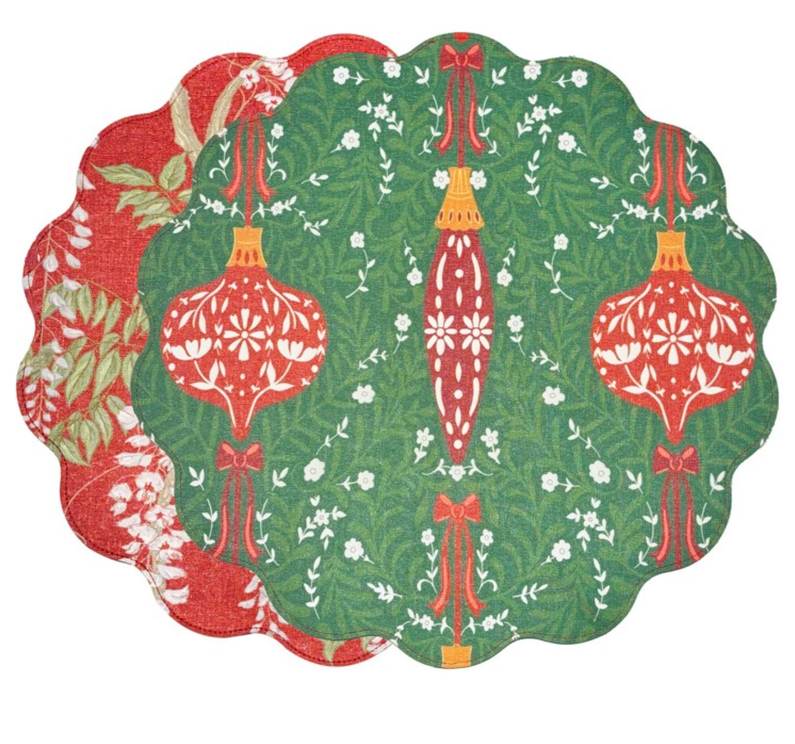 Vida holiday wisteria ornaments