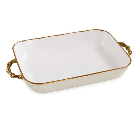 Ceramic Bamboo Casserole