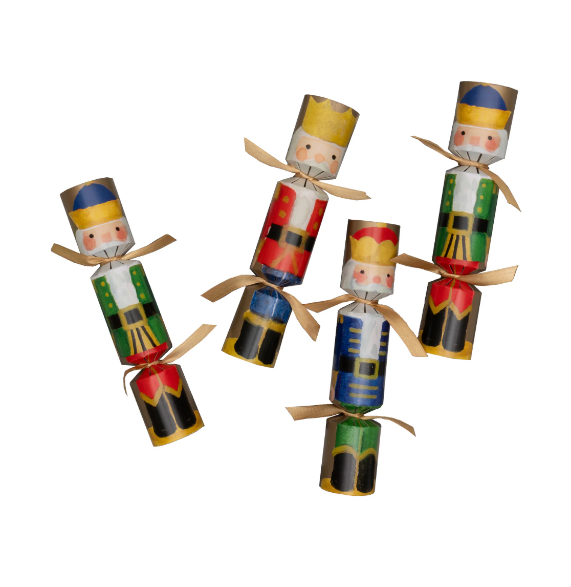 Painted Nutcrackers Mini Party Crackers