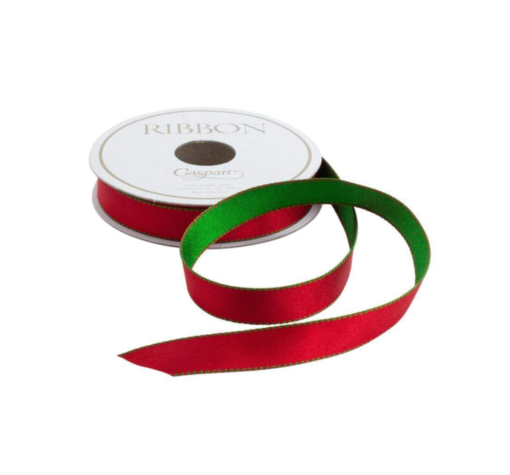 Green & Red Reversible Ribbon