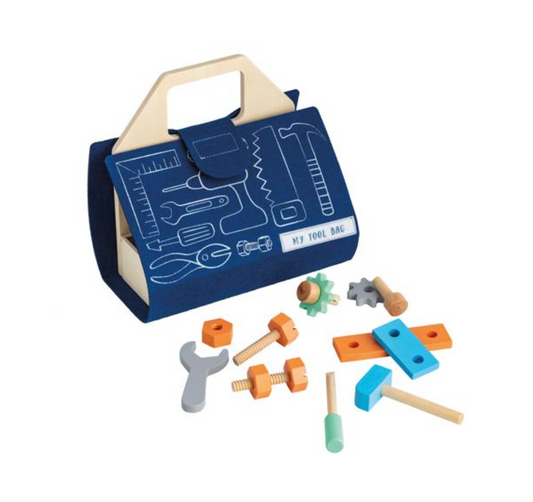 Wooden Tool Bag Playset